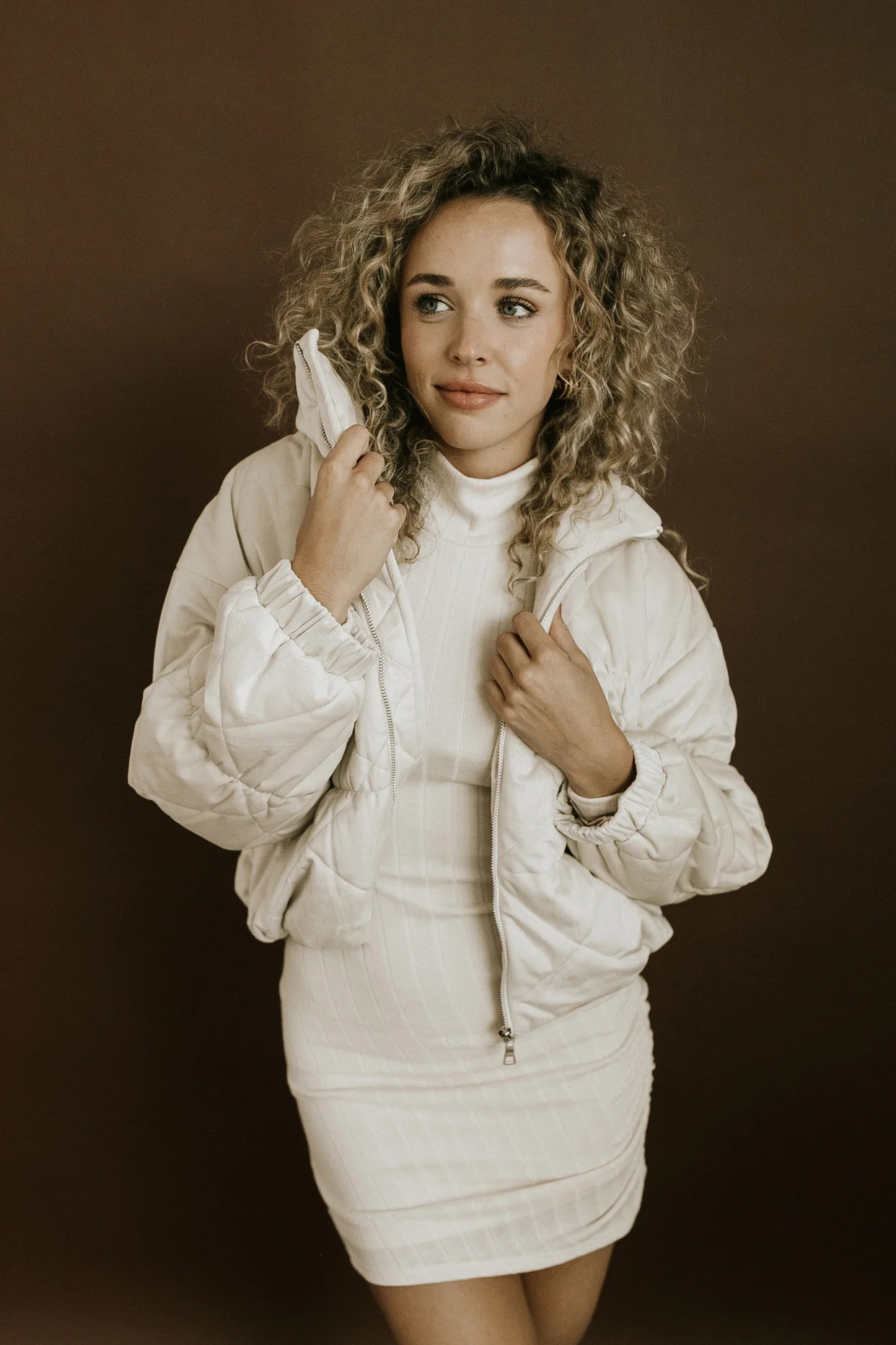 Under The Tree Coat - Cream | THELIFESTYLEDCO