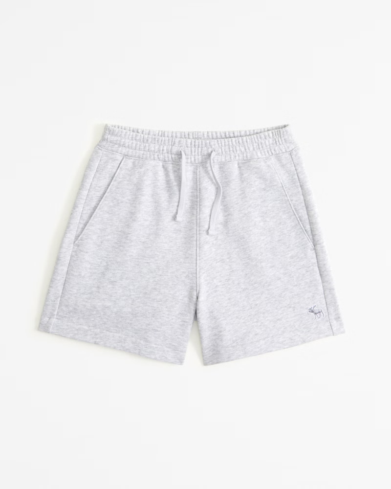 boys essential fleece icon shorts | boys matching sets | Abercrombie.com | Abercrombie & Fitch (US)