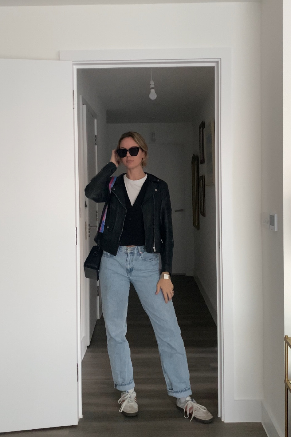 Elevating a basic white tee and jeans with a black vest, black leather jacket, hoop earrings, sambas, a purse and some sunnies! Some of the pieces have been in rotation for a while so had to find some similars but I LOVE these Levi’s — I’m wearing a size 27!

#ltkxadidas 


#LTKSeasonal #LTKfindsunder50 #LTKeurope