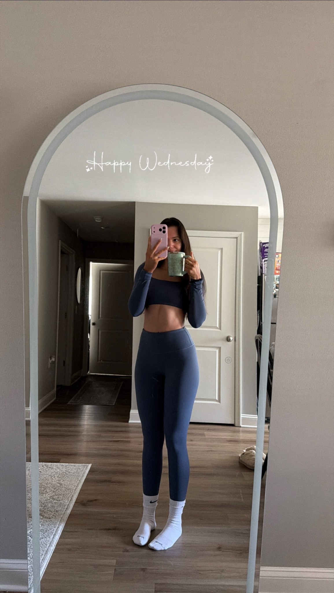 Cute little matching workout set! 
Wearing a size small

#LTKootd #LTKfitnessgoals #LTKActive
