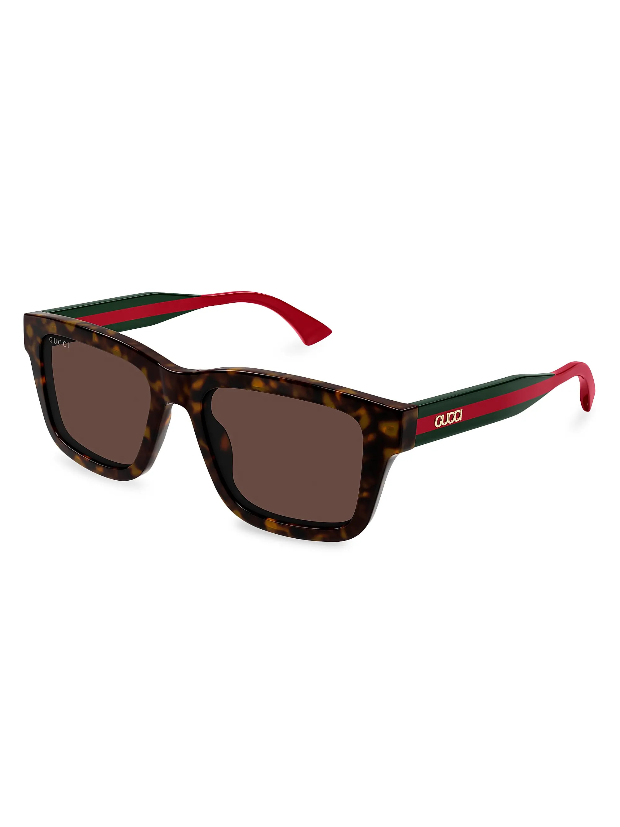 Gucci New Pop Web 53MM Square Sunglasses | Saks Fifth Avenue | Saks Fifth Avenue