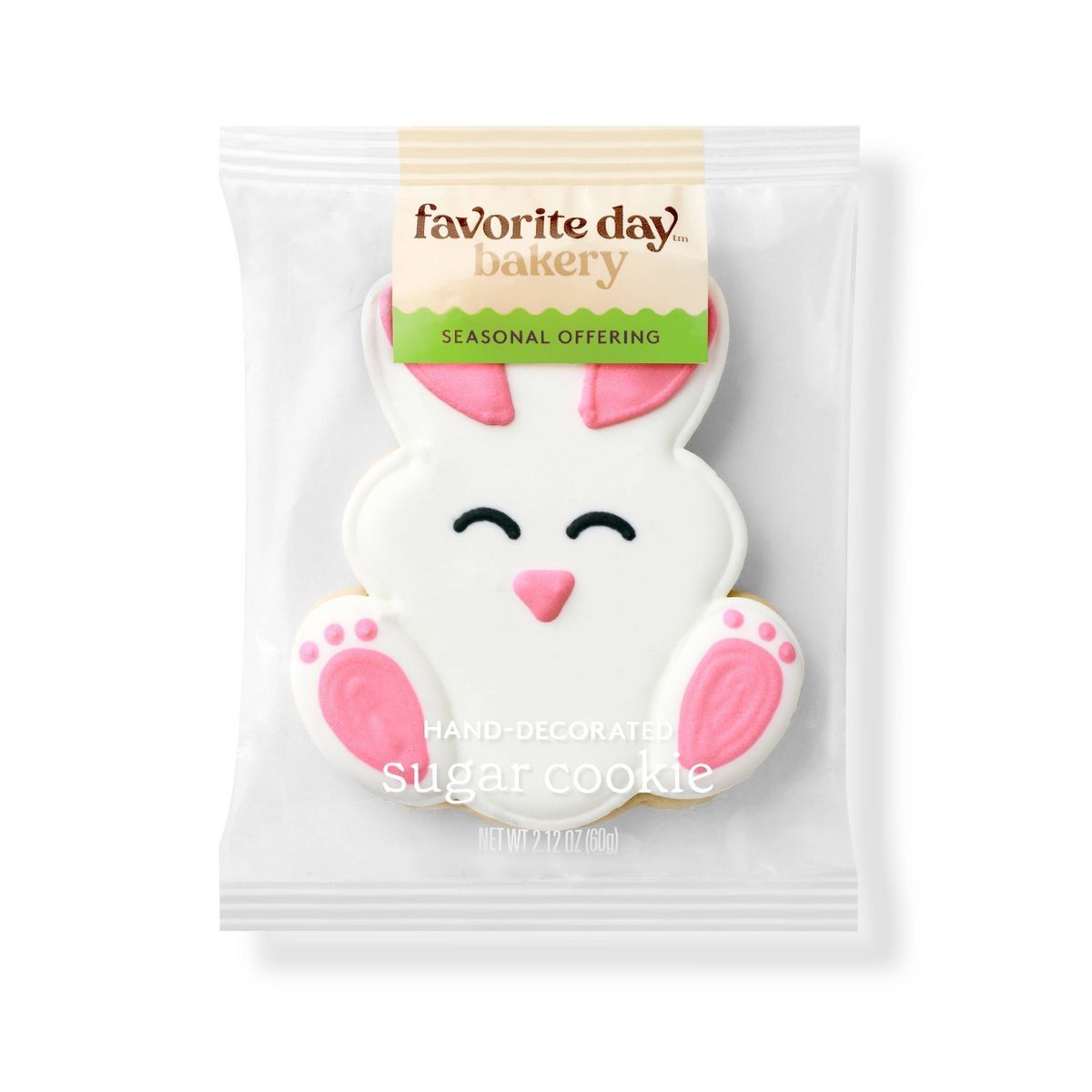 Easter Bunny Decorated Cookie - 2.12oz - Favorite Day™ | Target