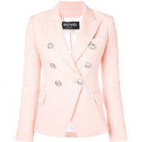 Balmain double-breasted blazer - Pink | Farfetch EU