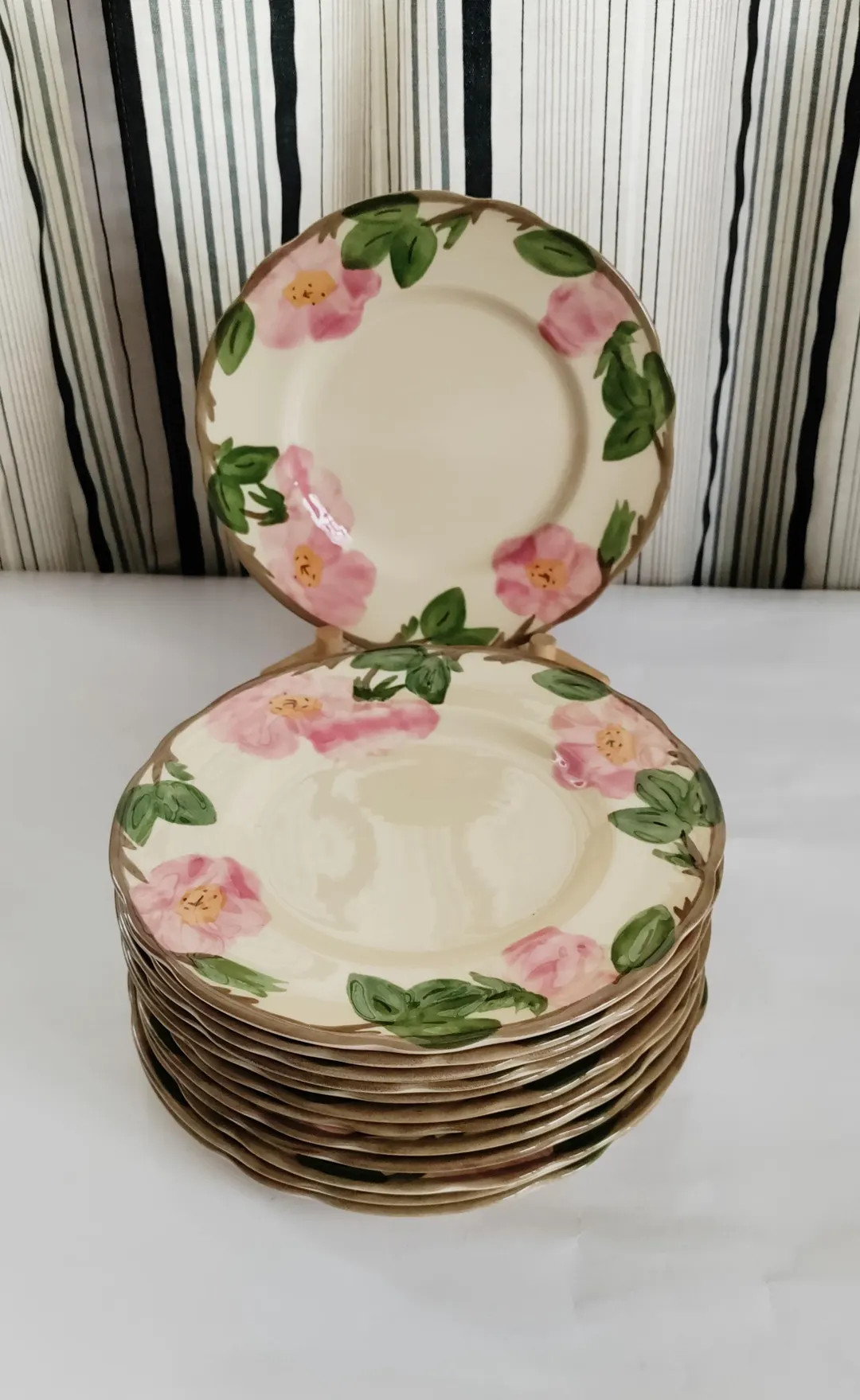 Franciscan England DESERT ROSE 8" Luncheon Salad Plates All Mint -  13 Available | Etsy (US)