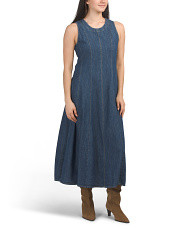 Sleeveless Seamed Midi Dress | Casual Dresses  | Marshalls | Marshalls