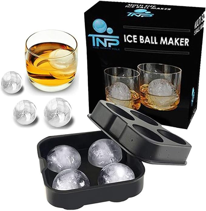 The North Pole Ice Ball Maker Mold ((4) 2inch) | Amazon (US)