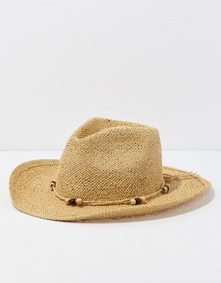 AE Straw Cowboy Hat | American Eagle Outfitters (US & CA)