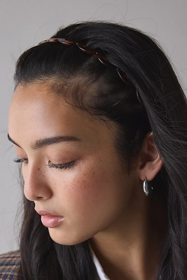 Zig Zag Headband in Brown, Women's at Urban Outfitters | Urban Outfitters (US and RoW)