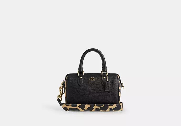 Mini Rowan Crossbody Bag With Leopard Print | Coach Outlet US