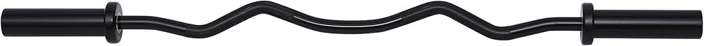 Olympic EZ Curl Barbell Bar 47", 2-Inch Curl Bar for Weight Lifting,Hip Thrusts,Squat,Biceps-Home... | Amazon (US)