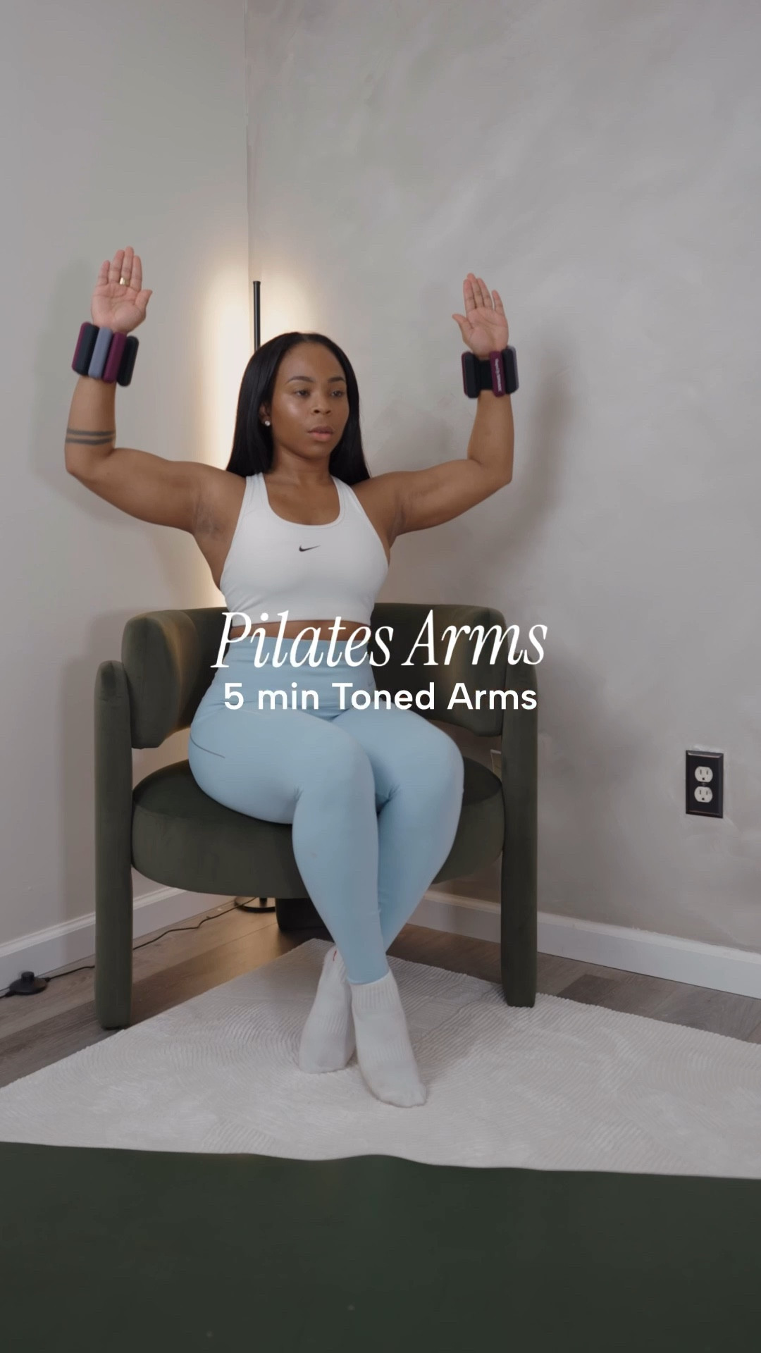 5 minute Pilates arms workout you can do anywhere even from your desk. I used my Bala bangles with my Spanx Pilates set but you can do it with or without weights. Perfect add-on for your Pilates bike sessions or a quick mid-day reset. Shop my exact Pilates set and Bala bangles here.


#LTKPetite #LTKActive #LTKHome