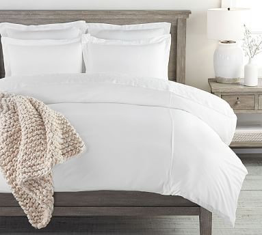 Essential Sateen Duvet Cover &amp; Shams | Pottery Barn (US)