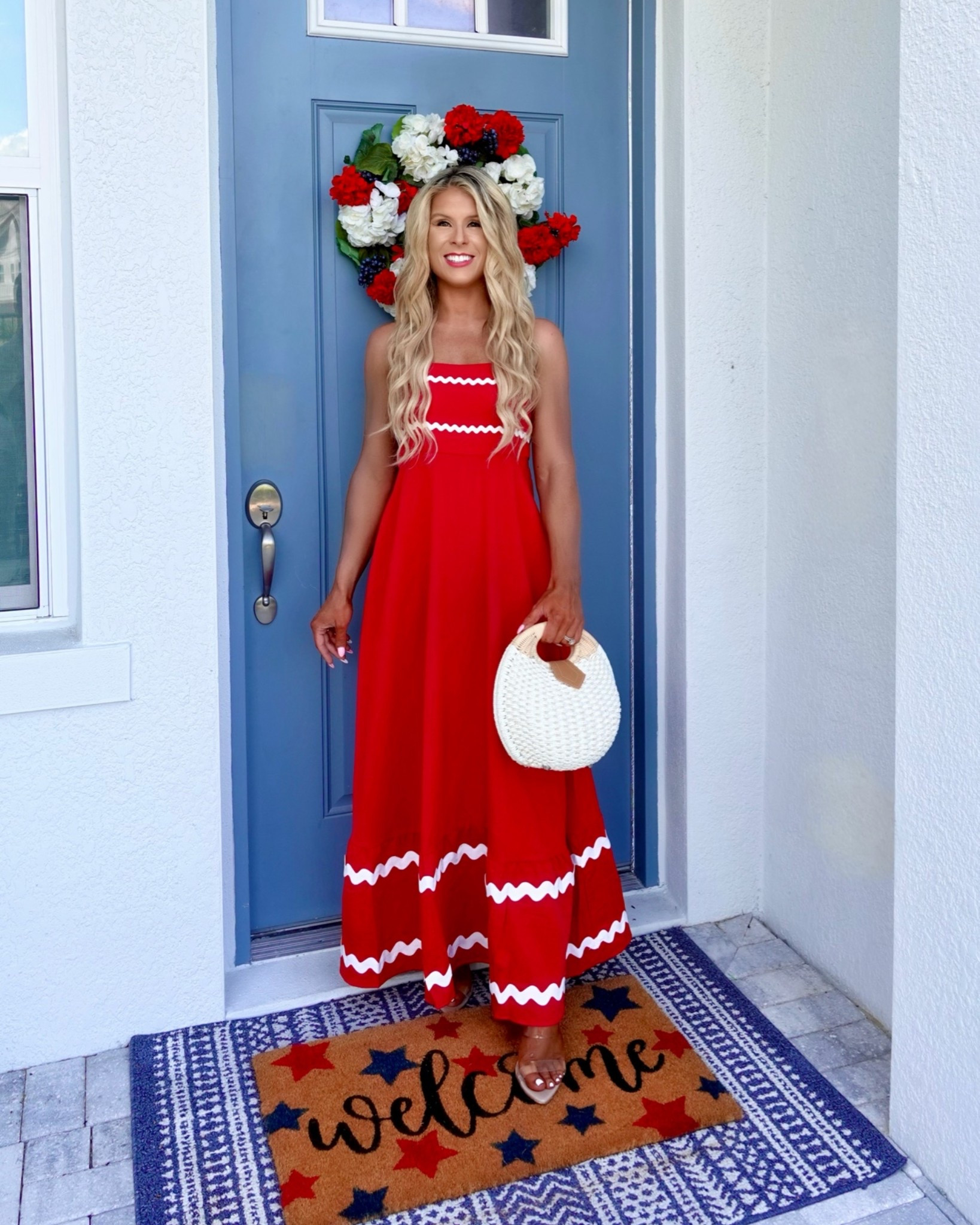 Red Maxi Dress from Amazon + Walmart styled as a patriotic Fourth of July dress or summer dress! 

Red dress, flowy dress, July fourth dress, Fourth of July outfit

#LTKootd #LTKSaleAlert #LTKSeasonal