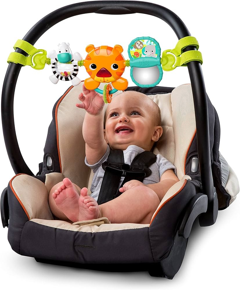 Bright Starts Take Along Musical Carrier Activity Toy Bar, Ages Newborn +, Multi-Color | Amazon (US)