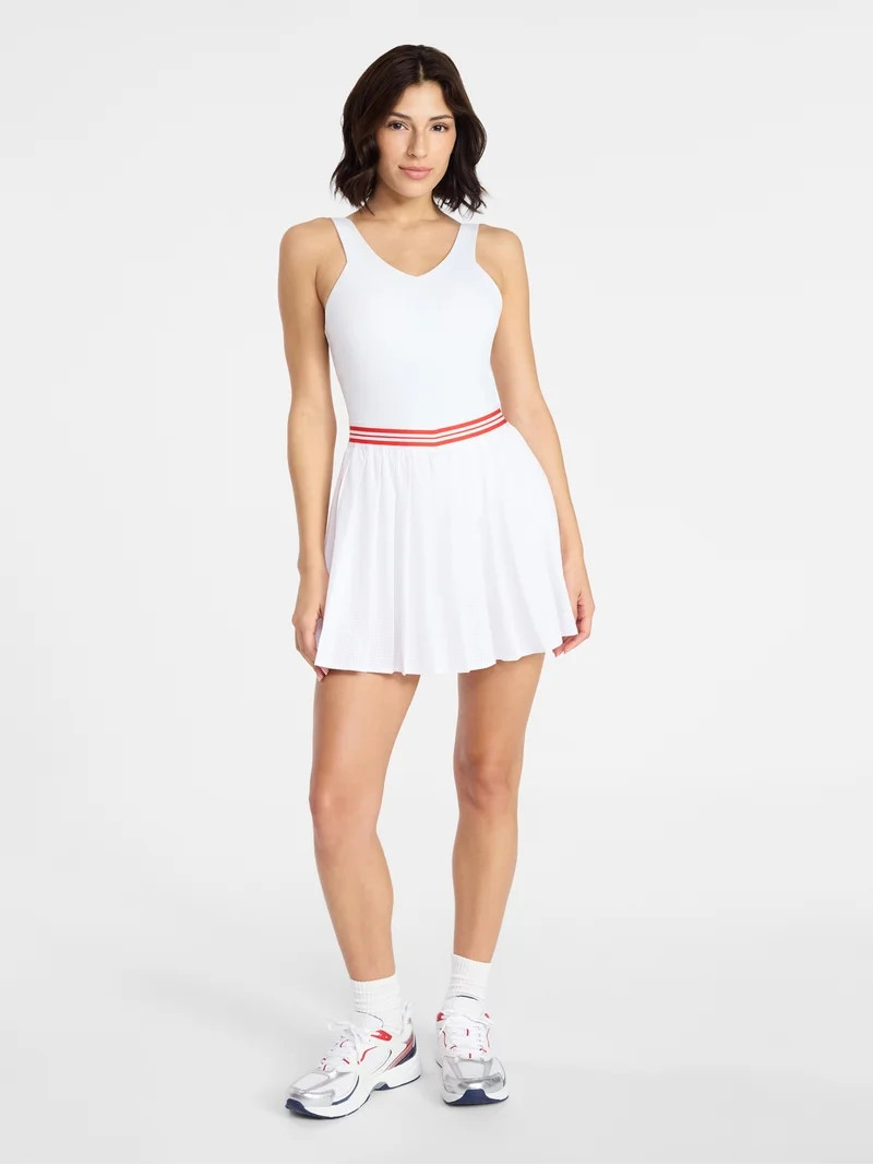 Avia Women's Tennis Dress with Pleated Skort, Sizes XS – XXXL | Walmart (US)
