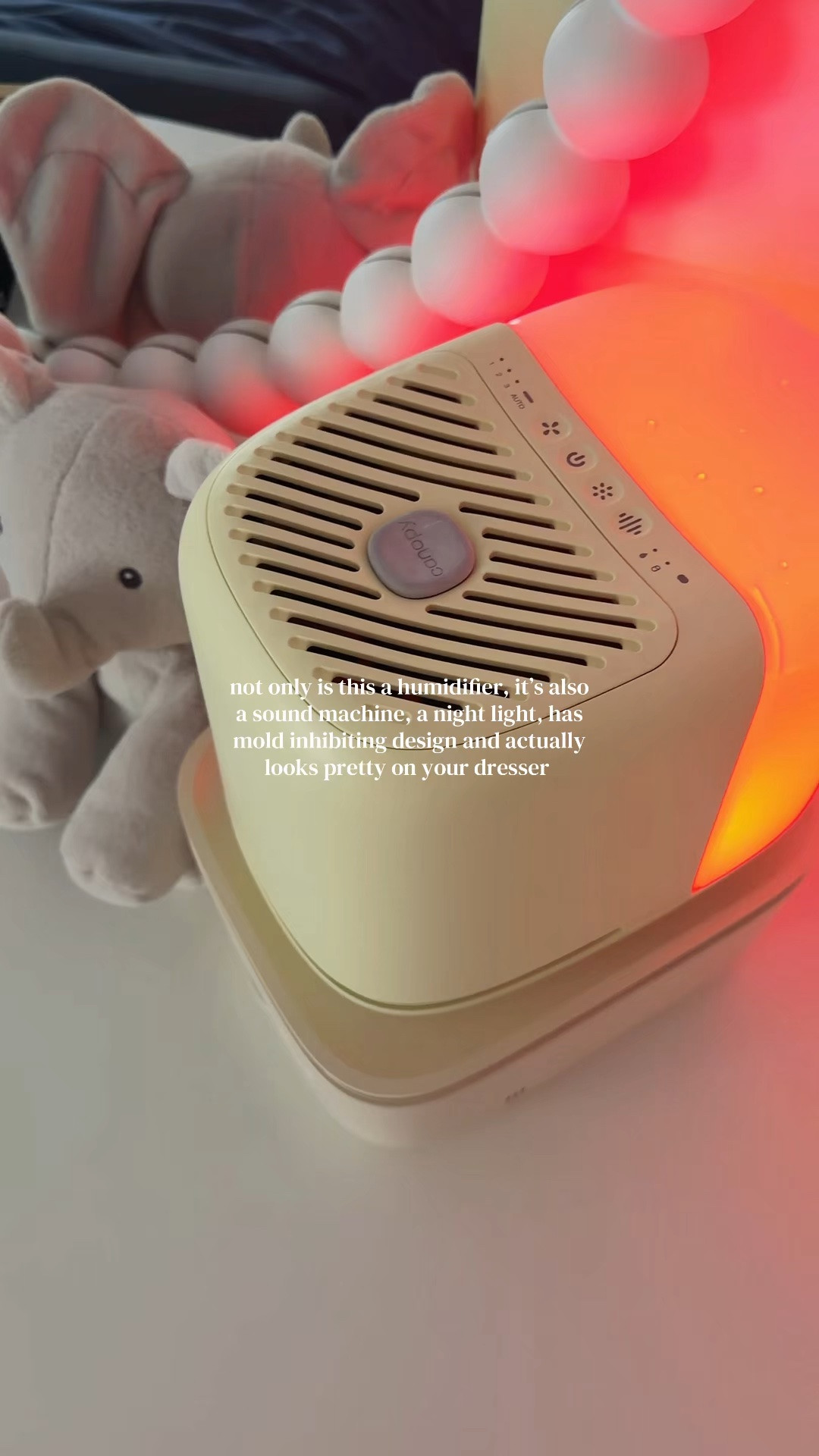 Say goodbye to moldy humidifiers and damp nightstands 🤍 The Canopy Bedside Humidifier uses anti-mold UV technology and mist-free evaporative hydration to keep your skin glowing and airways clear all night. The best part? The parts are completely dishwasher-safe.

Canopy humidifier, bedside humidifier, anti mold humidifier, no mist humidifier, bedroom humidifier, dishwasher safe humidifier, dry skin relief, nursery humidifier, aesthetic humidifier, home wellness essentials @Canopy