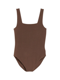 Fitted Sleeveless Square-Neck Bodysuit for Women | Old Navy (US)