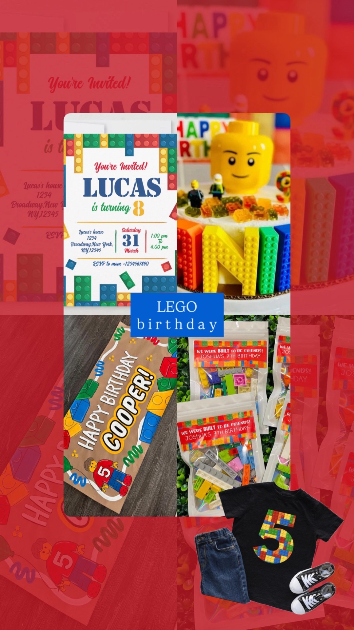 Lego Colorful Building Blocks Birthday Party #LTKParty

#LTKKids