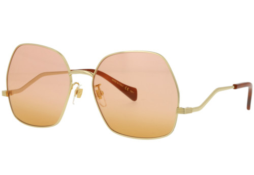 GUCCI GG0972S 003 Sunglasses Gold Frame Rose Peach Gradient Lenses 60mm 889652342771 | eBay | eBay US