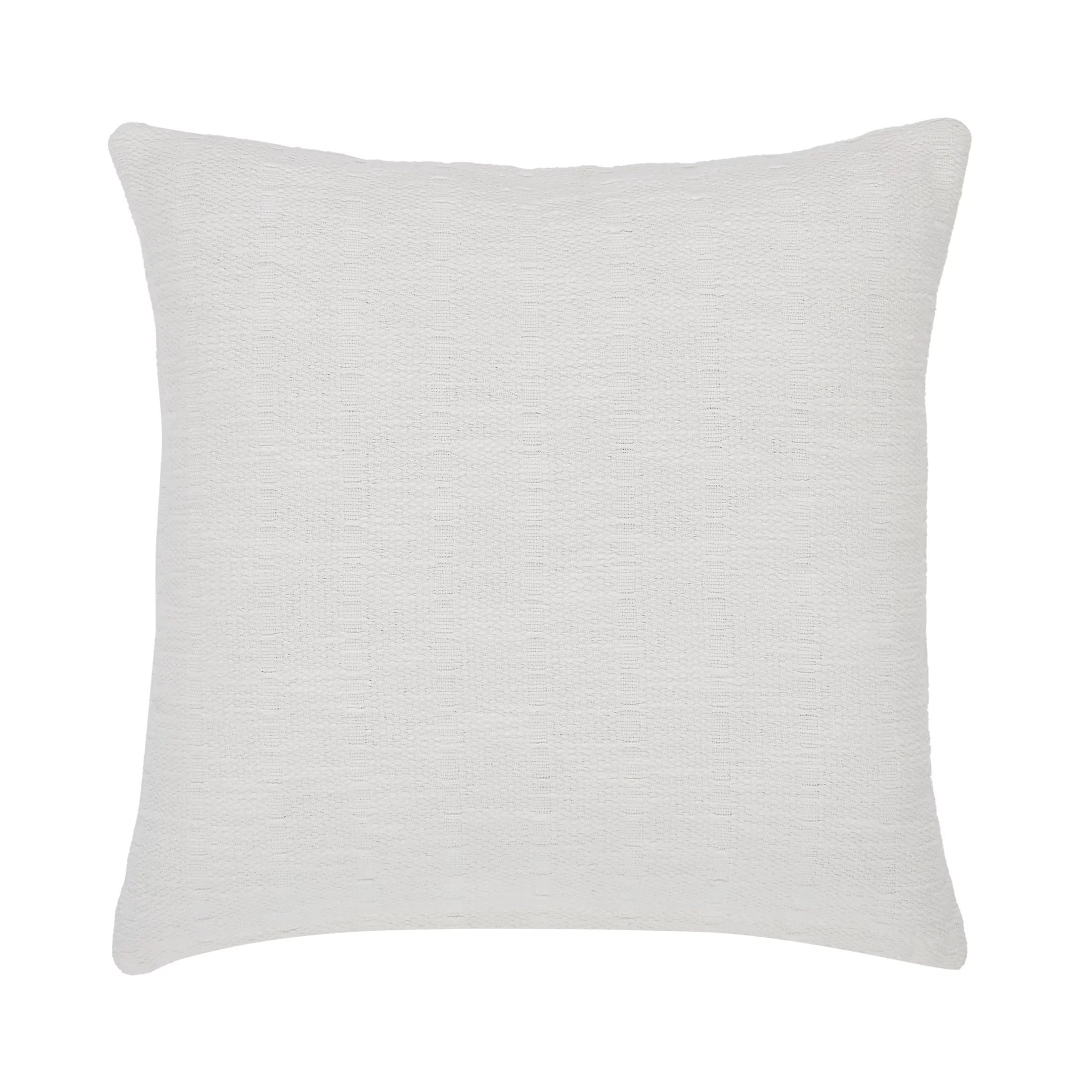 Better Homes & Gardens 20" x 20" Vanilla Dream Textured Novelty Yarn Cotton Decorative Pillow - W... | Walmart (US)