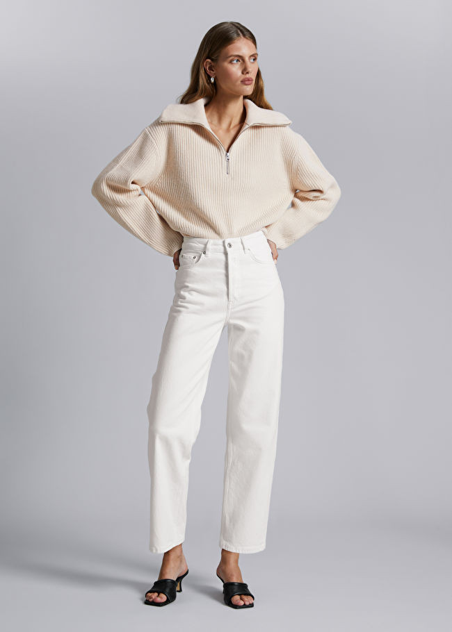 Half-Zip Knit Jumper | & Other Stories (EU + UK)