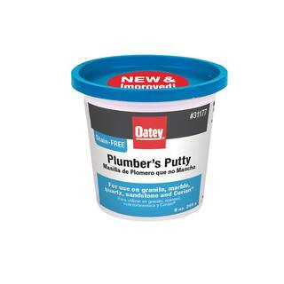 OATEY 9 oz. Stain-Free Plumber's Putty 31177 - The Home Depot | The Home Depot