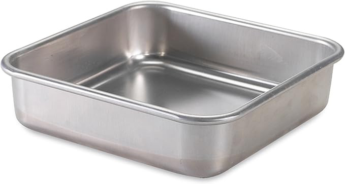 Nordic Ware Natural Aluminum Commercial Square Cake Pan, 9 x 9 | Amazon (US)