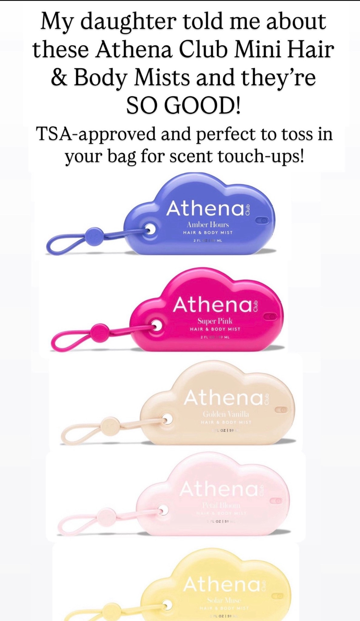 Athena sprays are perfect perfumes for n the go! 

#LTKBeauty