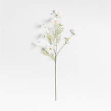 Faux White Cosmo Stem 35" by Abigail Ahern + Reviews | Crate & Barrel | Crate & Barrel