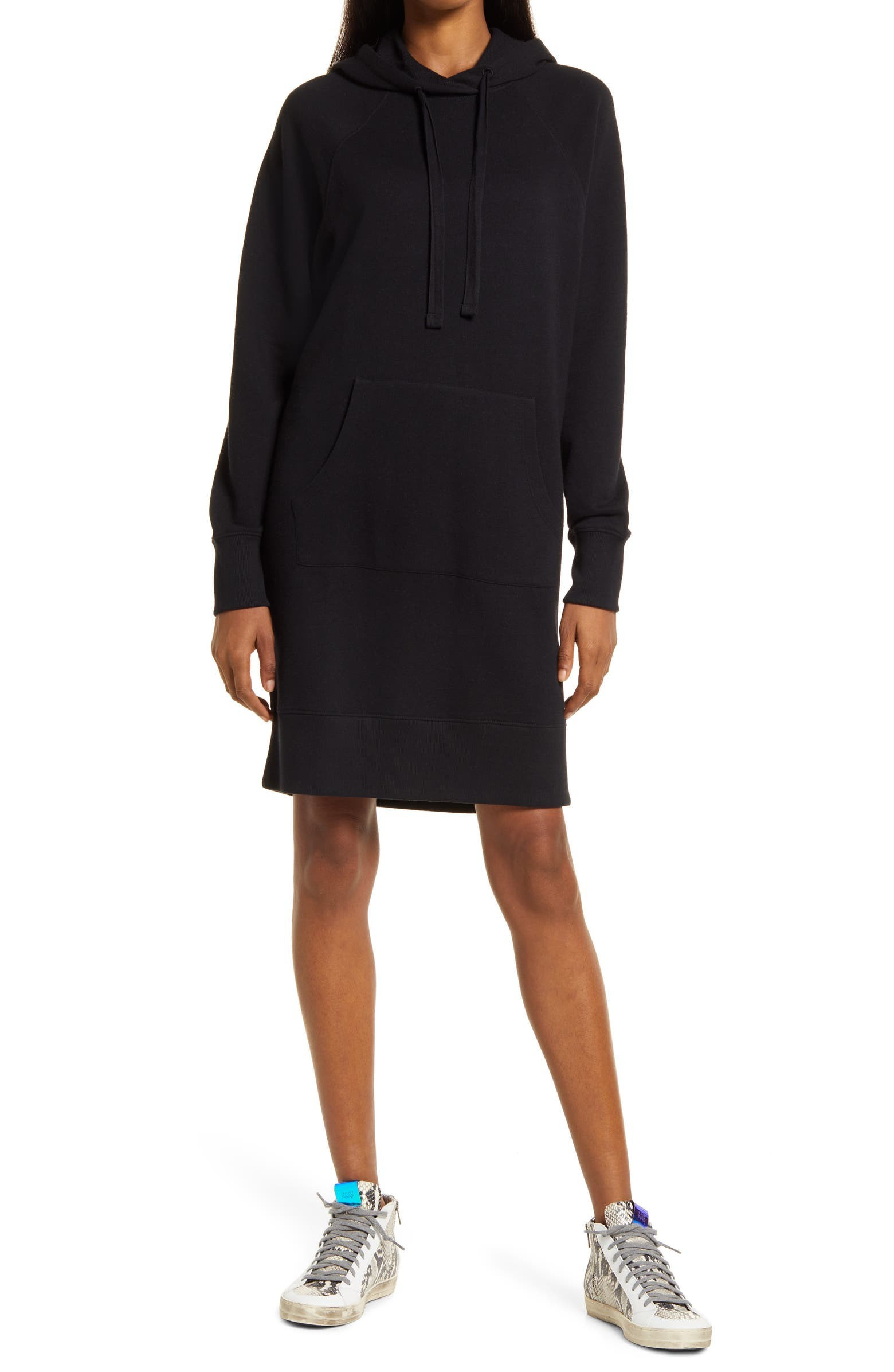 Organic Cotton Blend Long Sleeve Sweatshirt Dress | Nordstrom