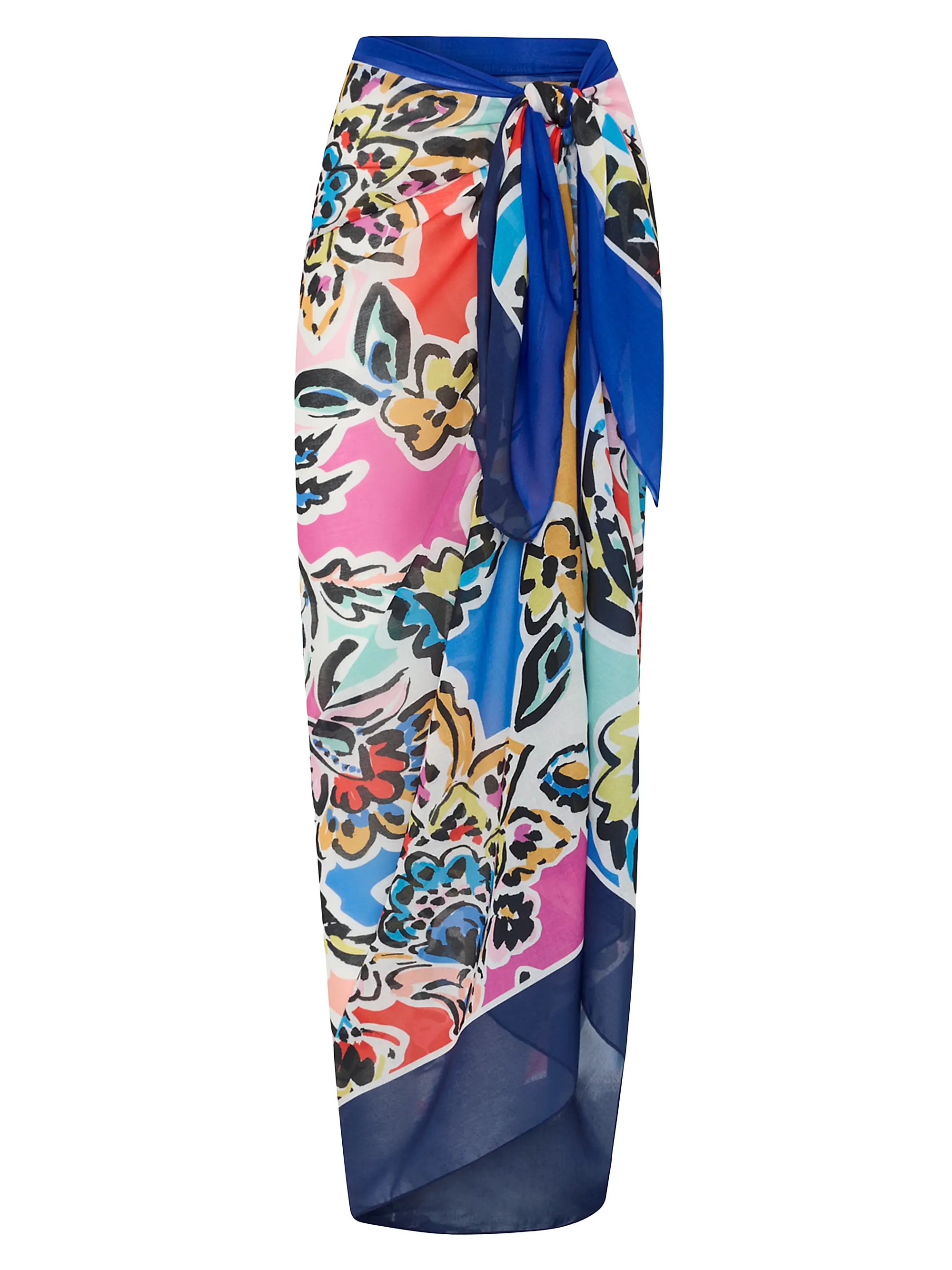 Rainbow Oasis Floral-Print Sarong | Saks Fifth Avenue