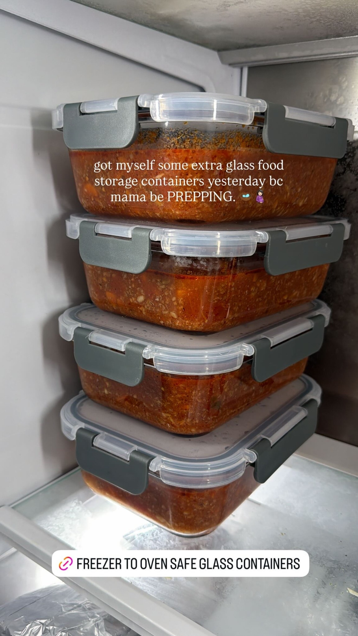 got myself some extra glass food storage containers yesterday bc mama be PREPPING. 🪺🤰🏻

Amazon prime

#LTKHome