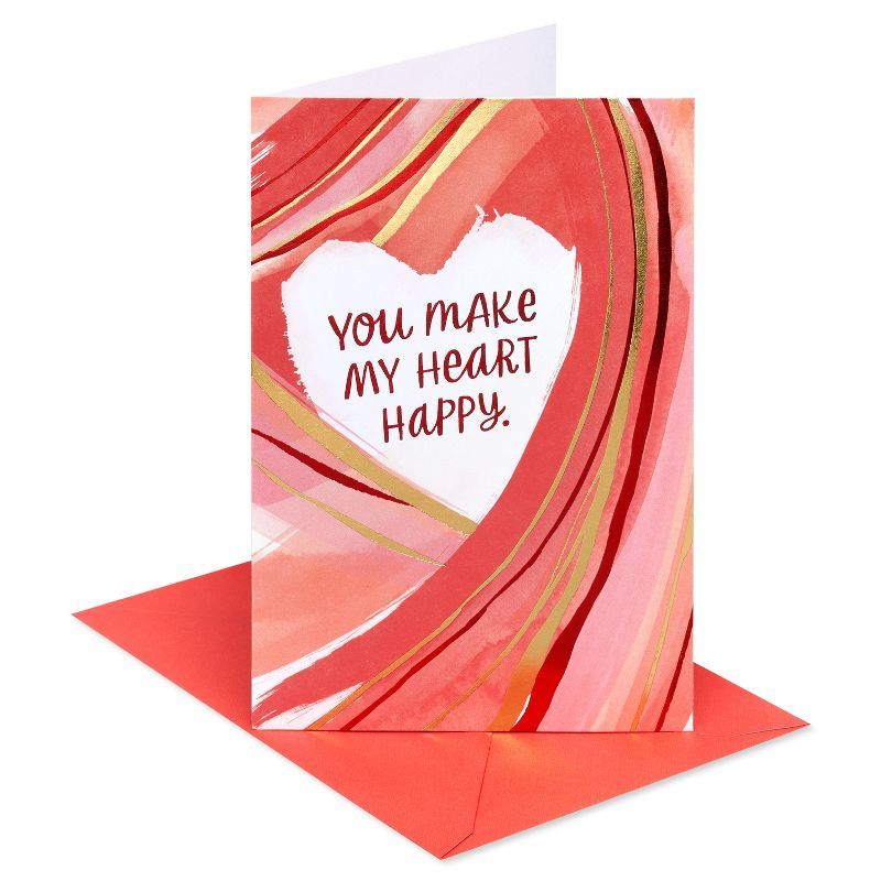 Valentine's Day Cards Brushstrokes with Heart | Target