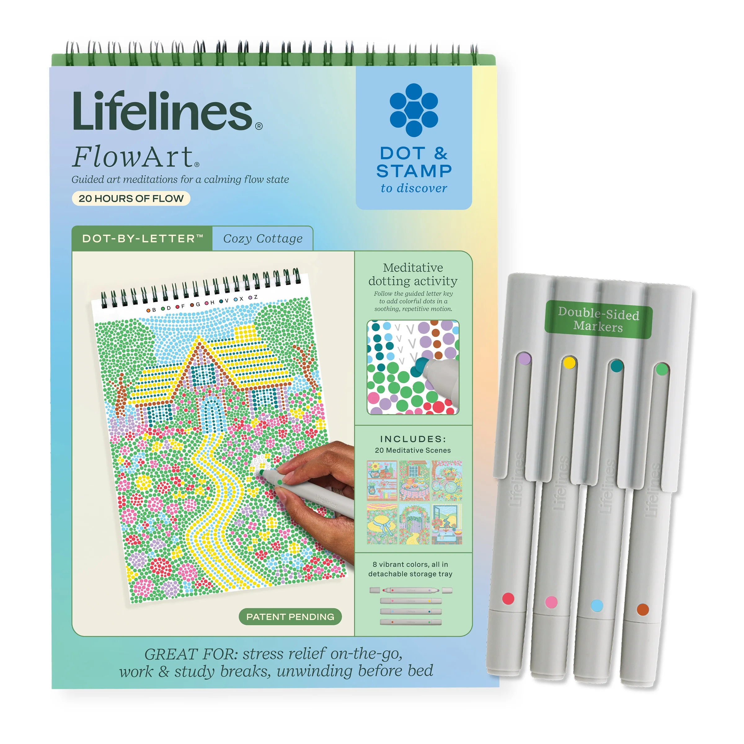 Lifelines FlowArt: Dot-By-Letter, Cozy Cottage | Walmart (US)