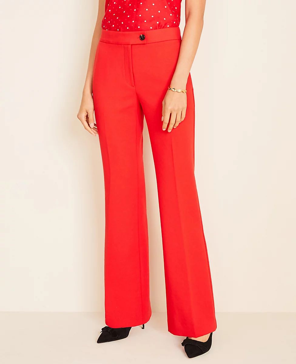 The Petite Madison High Waist Trouser In Twill - Curvy Fit | Ann Taylor | Ann Taylor (US)