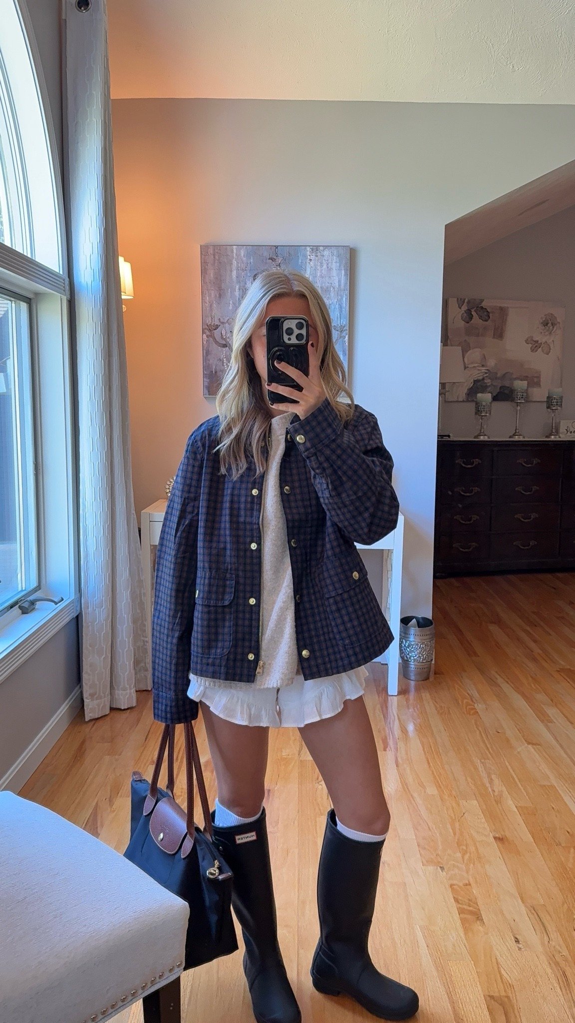 wearing a small in jacket and xs in shorts! Sweater is old H&M

#LTKU #LTKootd #LTKSeasonal
