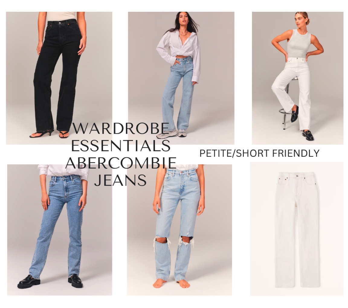 The only jeans you need✨ Abercrombie jeans. petite and short friendly jeans. Denim jeans staples. Abercrombie sale. Petite friendly jeans. Abercrombie viral jeans. Street style jeans.

#LTKFind #LTKSale #LTKcurves