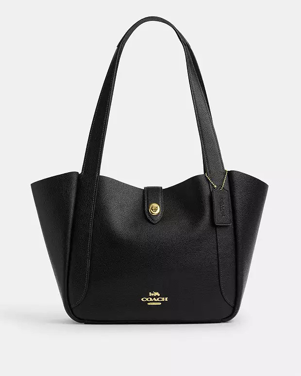 Hadley Turnlock Tote BagRating4.7$179(45% off)Comparable Value$325Color: Gold/Black | Coach Outlet US