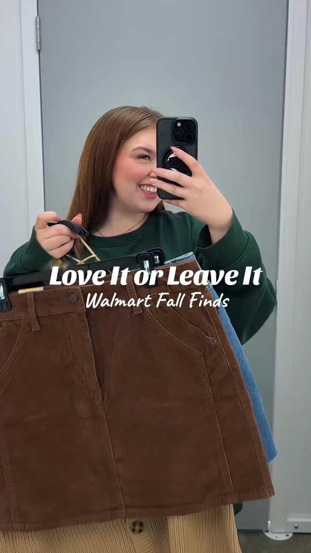 This blue jean skirt is literally EVERYTHING! 

Here’s what I tried on: 

-Orange Blouse in XL
-Brown Barrel Jeans in 16
-Tan Sweater Vest in XXL
-Brown Skirt in 16
-Brown Sweater Vest in XL
-Blue Jean Skirt in 16



#LTKFindsUnder50 #LTKStyleTip #LTKMidsize