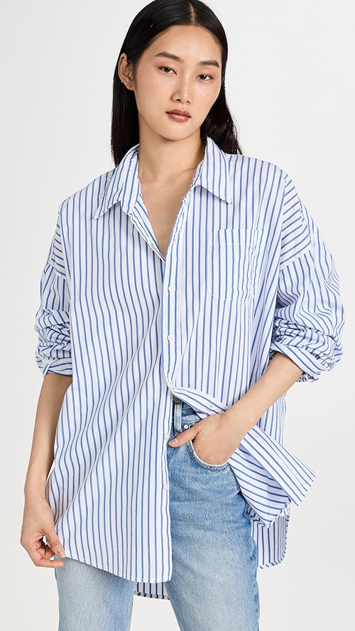 Denimist Button Front Shirt | SHOPBOP | Shopbop