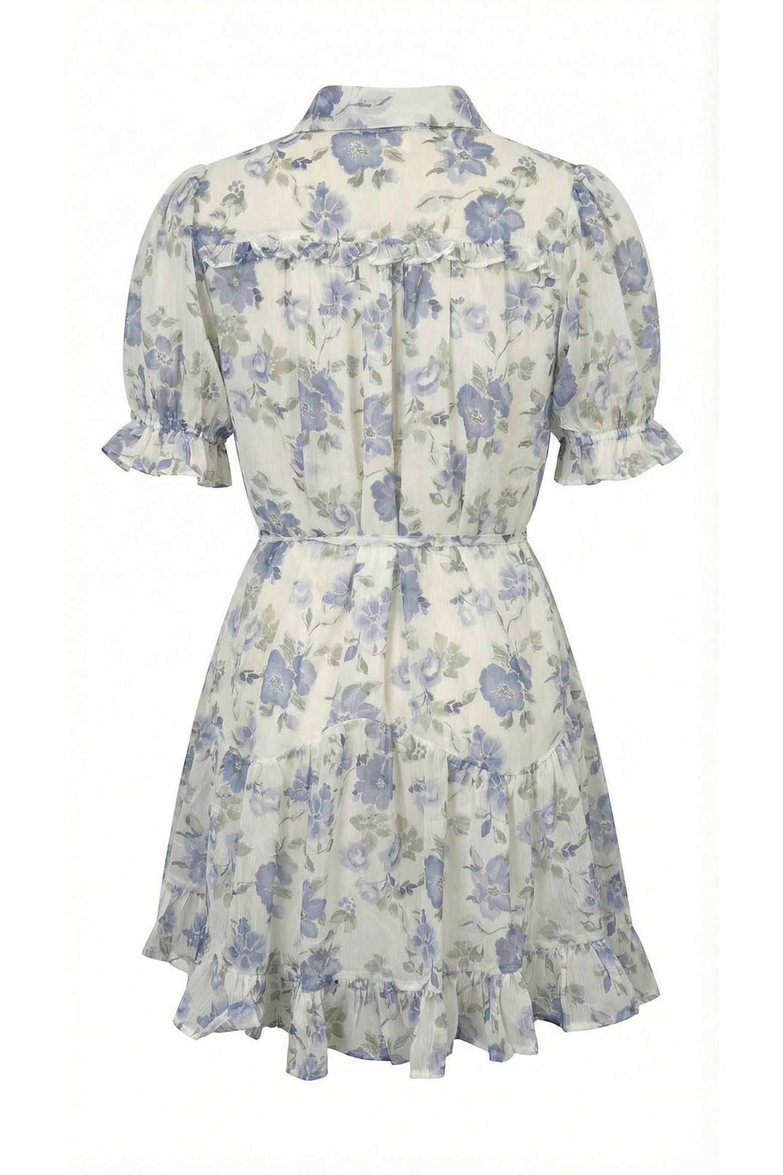 Floral Tie Waist Shirt Dress (Women) | Nordstrom | Nordstrom