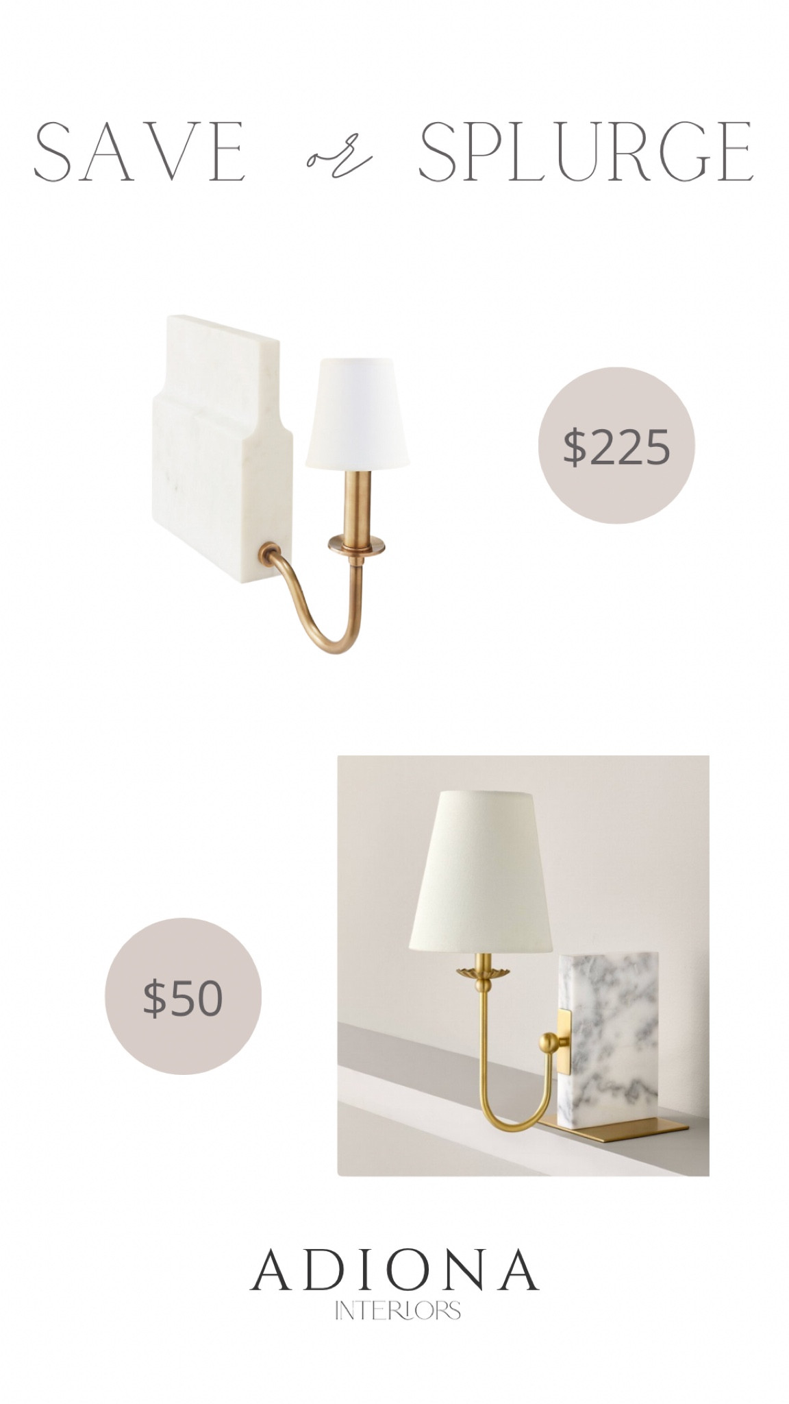 Save or splurge bookshelf lamp 

Budget finds, Target finds, Target home, home decor 

#LTKFindsUnder50 #LTKHome #LTKSeasonal