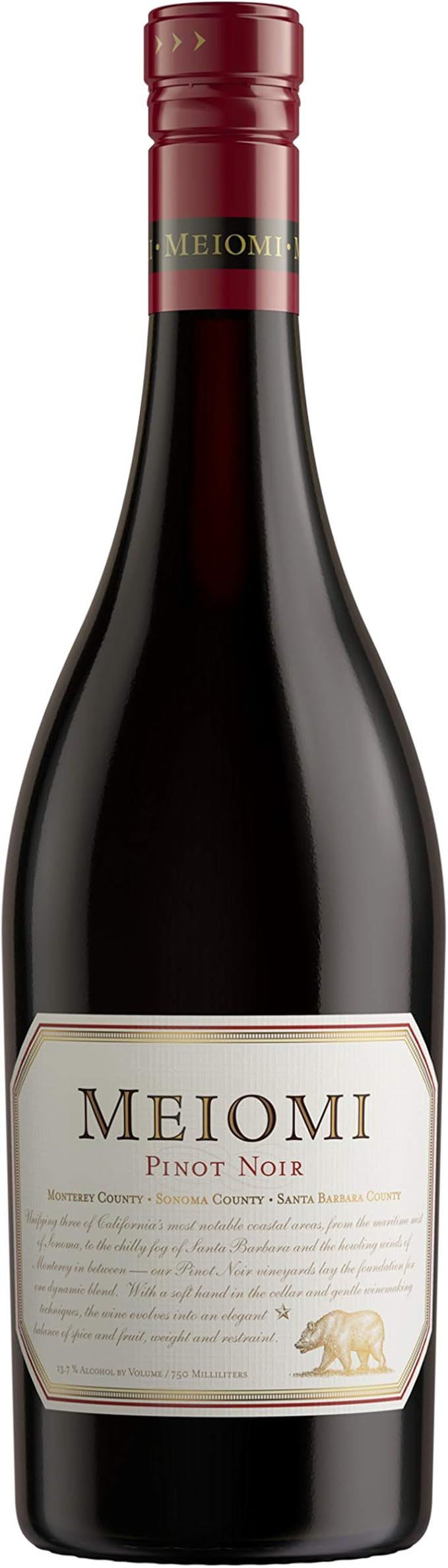 Meiomi Pinot Noir Red Wine, 750 ml | Amazon (US)