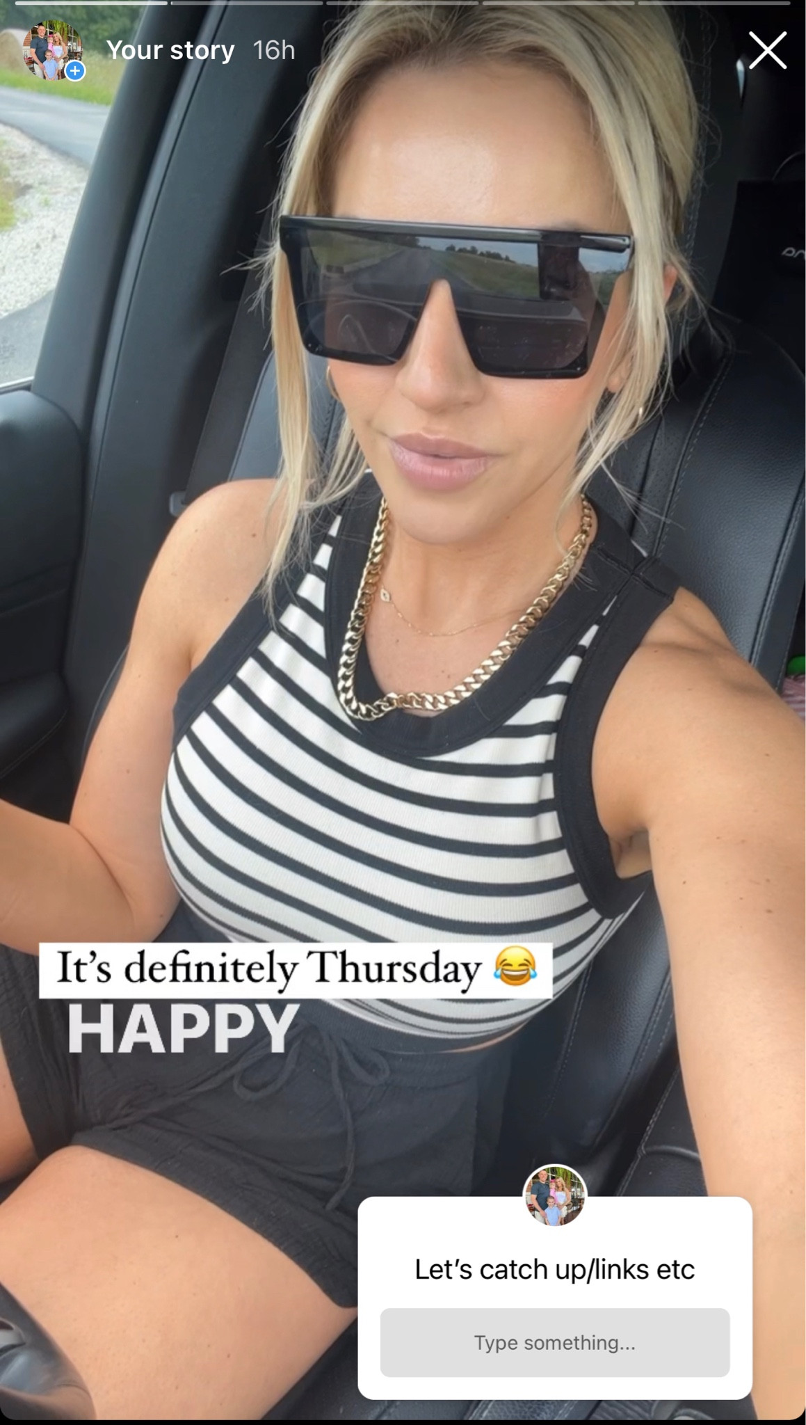 Casual look ootd 
coastal granddaughter Sofia Ritchie inspo
Sunnies 
Cream black stripe sports bra 
Black linen shorts

#LTKunder50 #LTKstyletip #LTKsalealert