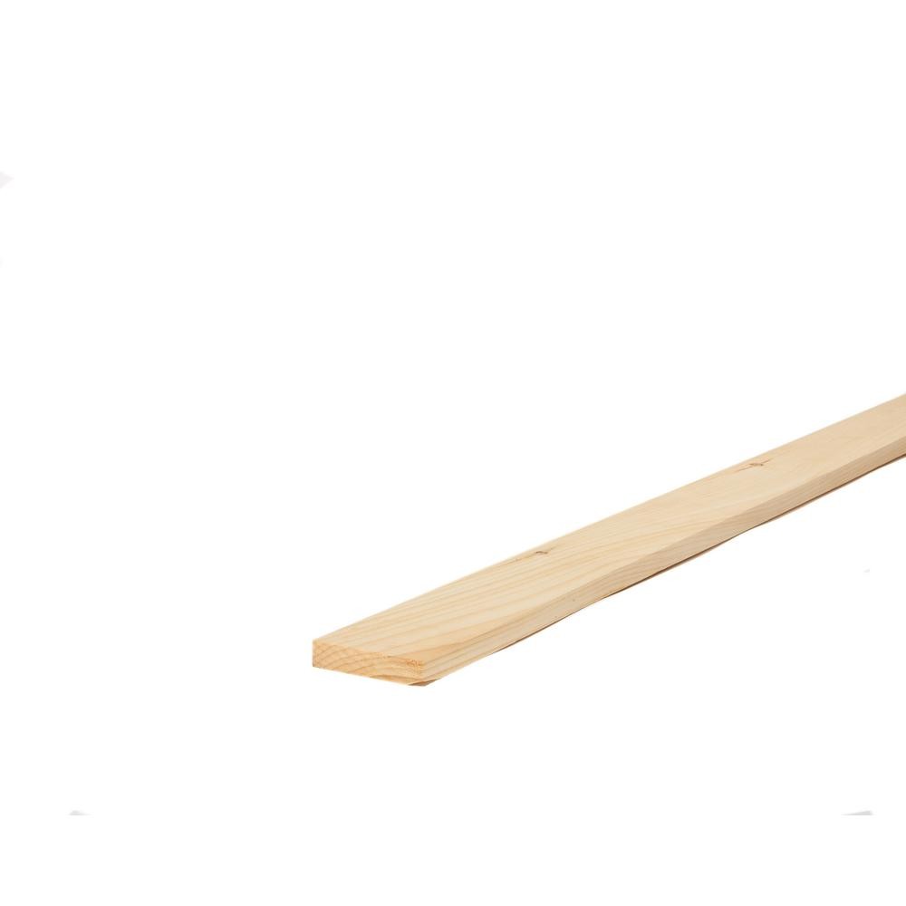 1 in. x 4 in. x 8 ft. Premium Kiln-Dried Square Edge Whitewood Common Board-914681 - The Home Dep... | The Home Depot