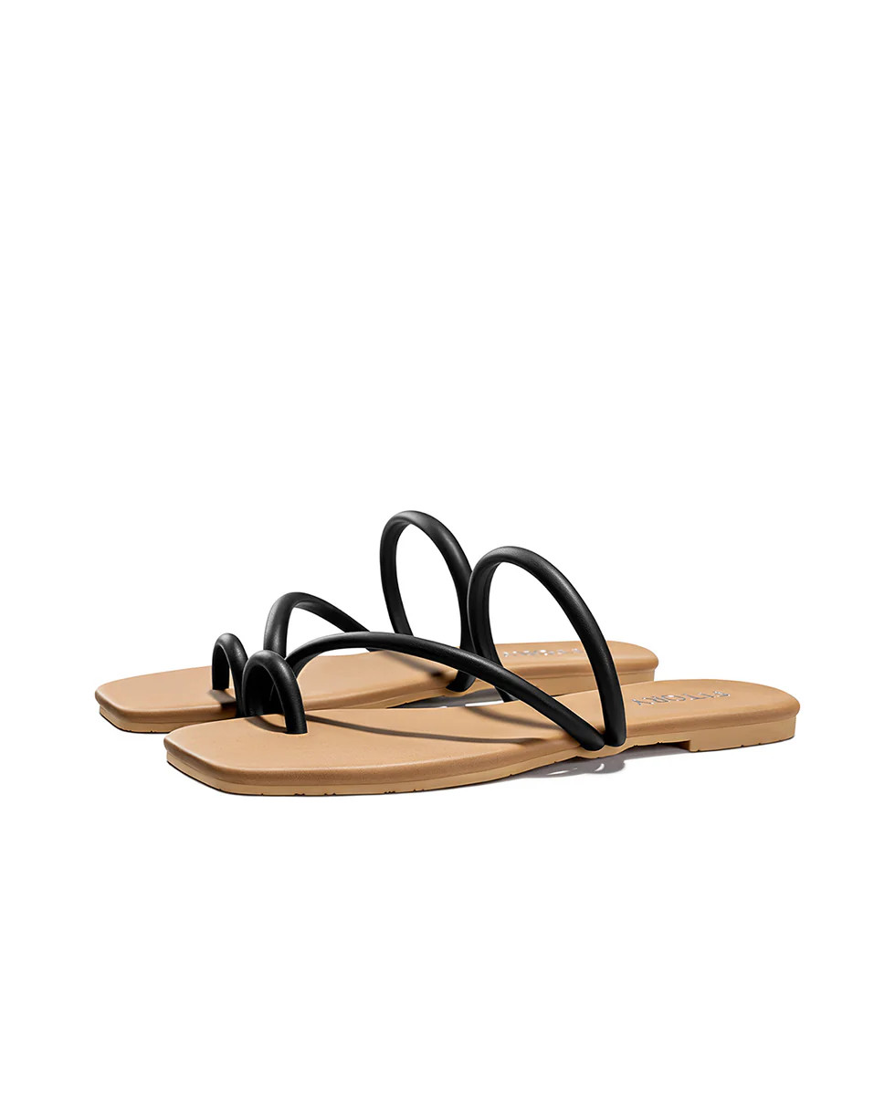 Alexis | Toe Loop Strap Slides | Fitory Footwear US