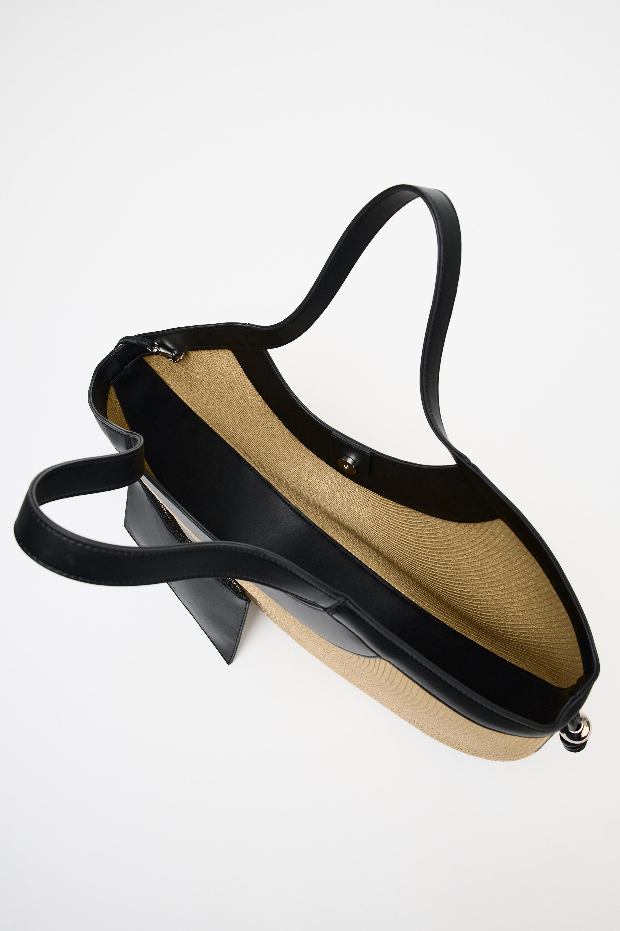 RAFFIA EFFECT BASKET BAG | Zara US