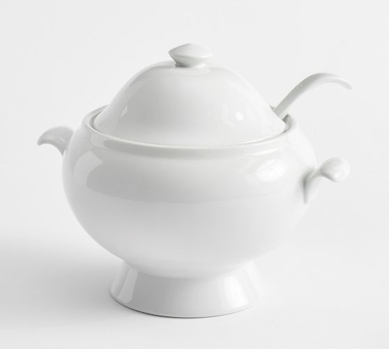 Caterer's Box Porcelain Tureen | Pottery Barn (US)