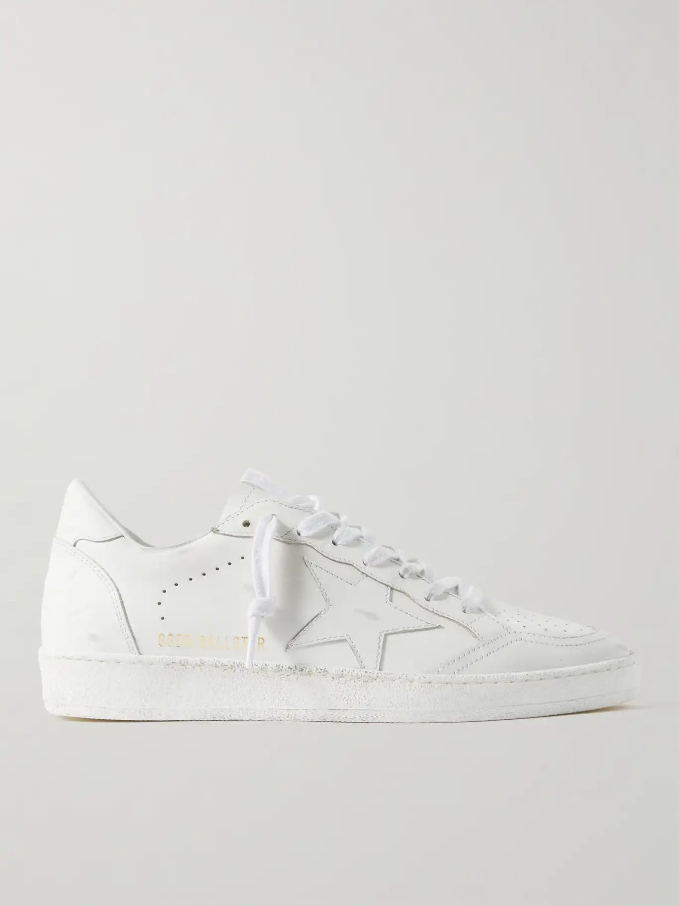 Ball Star Distressed Leather Sneakers | Mr Porter (UK)