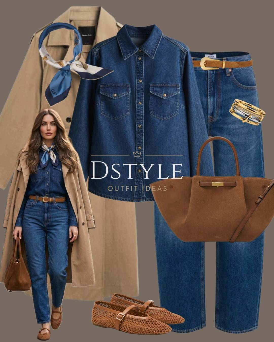Nothing says "timeless" quite like a double denim moment paired with a classic trench. 🧥

Trench coat styling, denim on denim, transitional outfit ideas, woven Mary Janes, silk scarf accessory, capsule wardrobe, quiet luxury denim 

 

#LTKootd #LTKSeasonal #LTKWorkwear